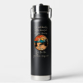 Go confidently water bottle trinkflasche (Vorderseite)