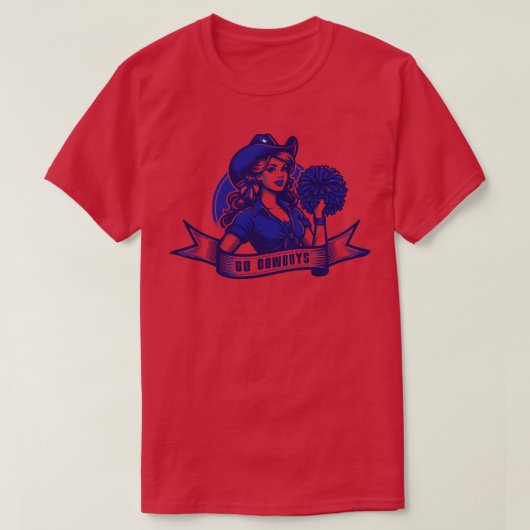 Go Cowboys T-Shirt (Design vorne)