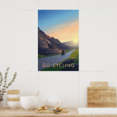 Go Cycling Travel Poster (Küche)
