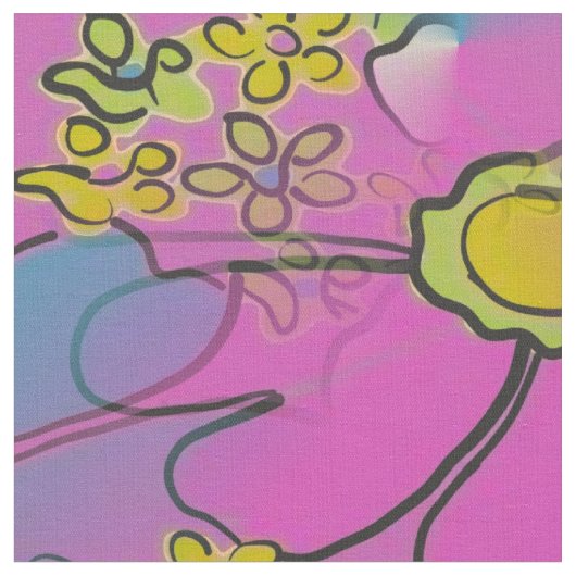 Go Daisy Stoff (Nahaufnahme)