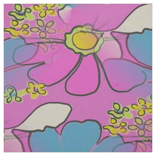 Go Daisy Stoff (Muster)