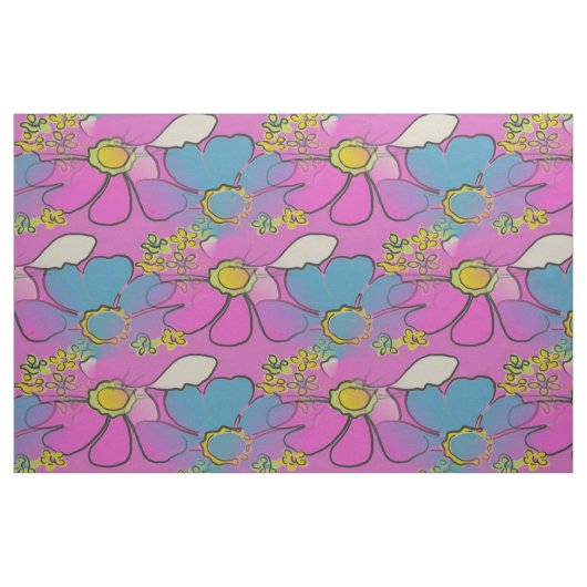 Go Daisy Stoff (Fat Quarter (45,7 x 55,9 cm))