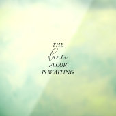 Go Dance Fun Wedding Bad Fensteraufkleber (Blatt 3)