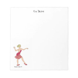Go Dance Note Pad Notizblock