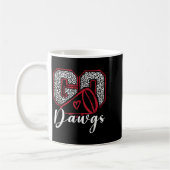 Go Dawgs Funny Bulldog für Männer Frauen Kinder Ju Kaffeetasse (Links)