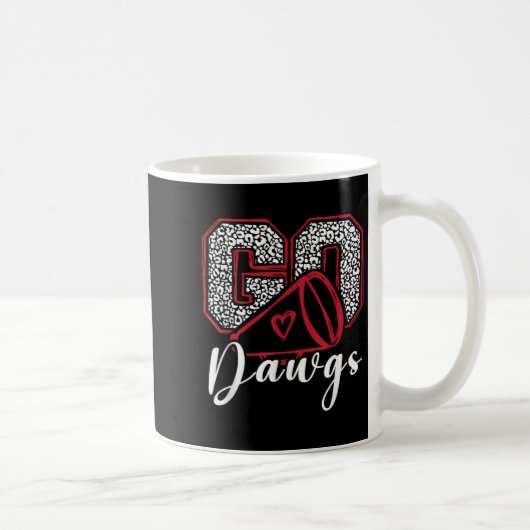 Go Dawgs Funny Bulldog für Männer Frauen Kinder Ju Kaffeetasse (Rechts)