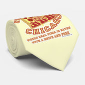 Go Deep Chicago Style Pizza Krawatte (Gerollt)