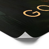 Go Dirt Biking Travel Poster (Ecke)