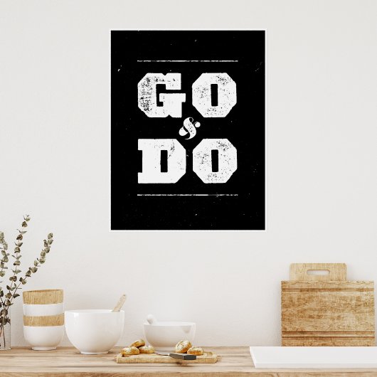 Go & Do Poster (Küche)