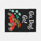 Go Dog Go Kostüm Fleecedecke (Vorderseite (Horizontal))