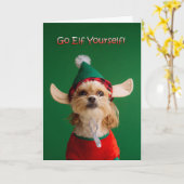 Go Elf selbst Karte (Gelbe Blume)