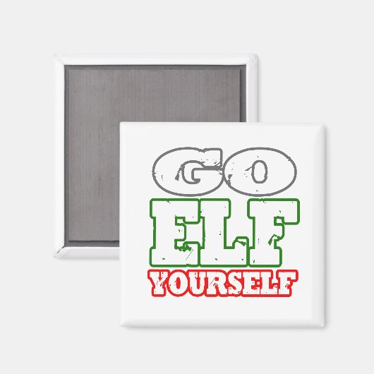GO ELF YOURSELF -.png Magnet (Vorderseite/Rückseite)