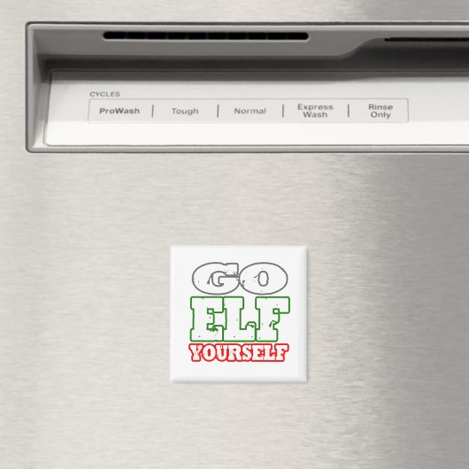 GO ELF YOURSELF -.png Magnet (In Situ (Geschirrspüler))