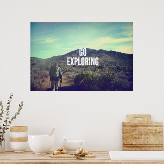 Go-Erforschung Poster (Küche)