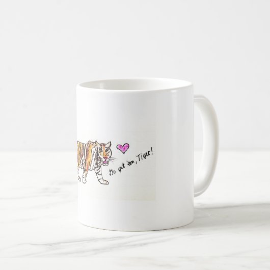 Go erhalten sie, Tiger Tasse (VorderseiteRechts)