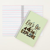 Go-Erkundung, Reisekostenvoranschlag-Notebook für  Notizblock (Innen)