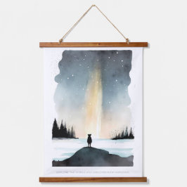 Go Explore Wandteppich Mit Holzrahmen