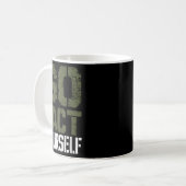 Go Fact Yourself Funny Military Stencil Tactical S Kaffeetasse (Vorderseite Links)
