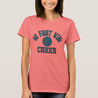 Go Fight Win Cheer Basketball Ringer T - Shirt