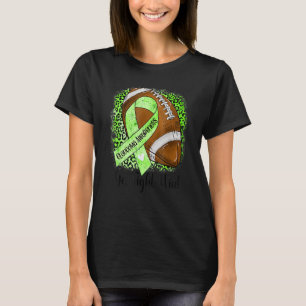 Go Fight Win Football Grüne Schleife Glaukom-Bewus T-Shirt