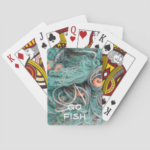"Go Fish" Angelkarten im Netz Spielkarten