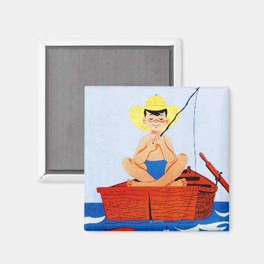 Go Fish Magnet (Vorderseite/Rückseite)