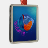 Go Fish Ornament Aus Metall (Rechts)