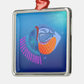 Go Fish Ornament Aus Metall (Links)