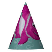 Go Fish (rosa) Partyhütchen (Vorderseite)