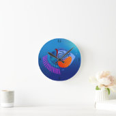 Go Fish Round Clock Runde Wanduhr (Zuhause)