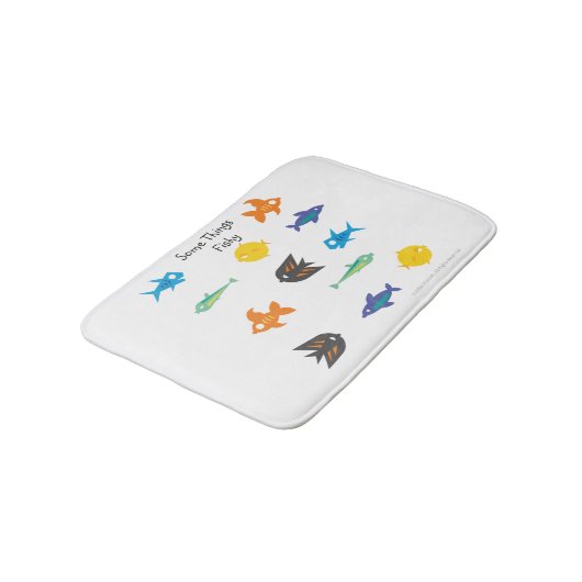 Go Fish_some Things Fishy_unique species Badematte (Schrägansicht)