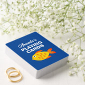 Go Fish Spielkarten personalisiert mit dem Namen d (Insitu (Hochzeit))