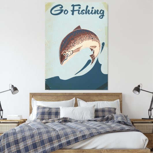 Go Fishing Leinwanddruck (Insitu (Schlafzimmer))