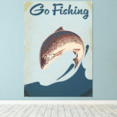 Go Fishing Leinwanddruck (Insitu (Holzboden))
