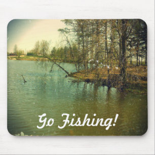 Go Fishing Mousepad