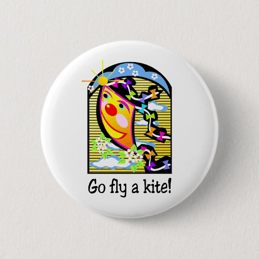 Go Fly a Kite 3 Button (Vorderseite)
