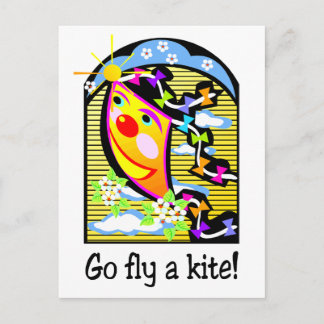 Go Fly a Kite 3 Postkarte