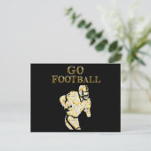GO FOOTBALL POSTKARTE (Stehend Vorderseite)