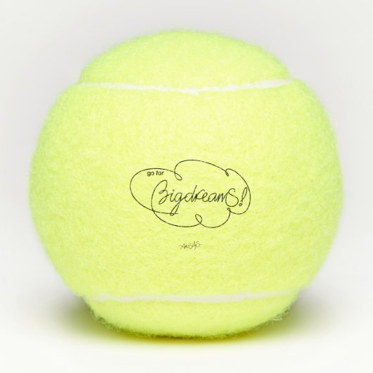 Go for BIG DREAMS - Bold Cloud S Tennis Ball (Vorderseite)