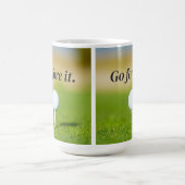 Go for It Golf Game Quote Coffee Tasse (Mittel)