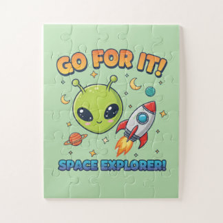 Go For It! Space Explorer - Cute Alien Puzzle