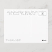 Go For It. Take that Chance Postkarte (Rückseite)