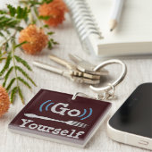 Go Fork Sie selbst Schlüsselanhänger (Vorderseite rechts)