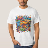 "Go Forth" Graffiti Pop Art Tee (Vorderseite)