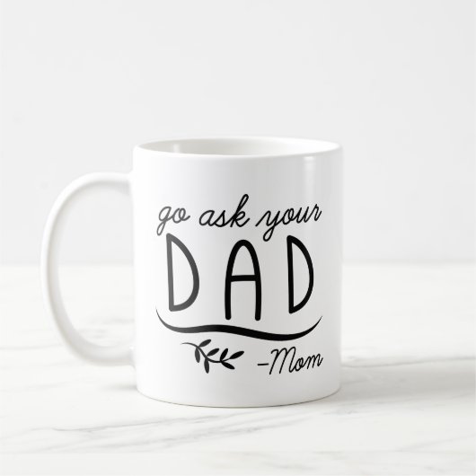 Go Frag Dein Vater - Mama Kaffeetasse (Links)
