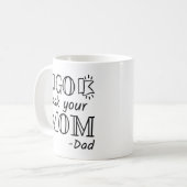 Go Frag Deine Mama - Vater Kaffeetasse (Vorderseite Links)