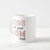 Go Frag Deine Mama - Vater Kaffeetasse (Vorderseite Links)