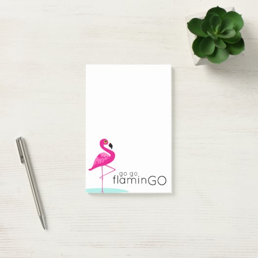 Go gehen flaminGO rosa Flamingo Post es Notizen (Büro)