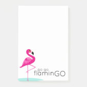 Go gehen flaminGO rosa Flamingo Post es Notizen (Vorderseite)