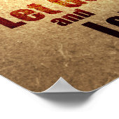 Go gelassen und Gott Gelassen (12-stufiges Erholun Poster (Ecke)